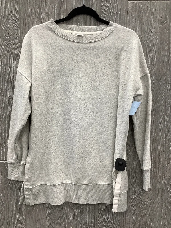 Sweatshirt Crewneck By Old Navy In Grey, Size: S