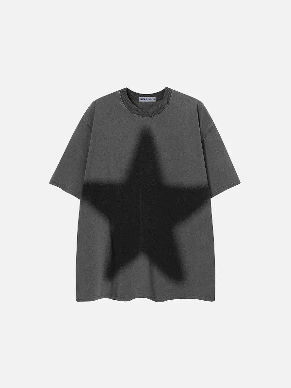 Aelfric Eden Star Print Washed Tee