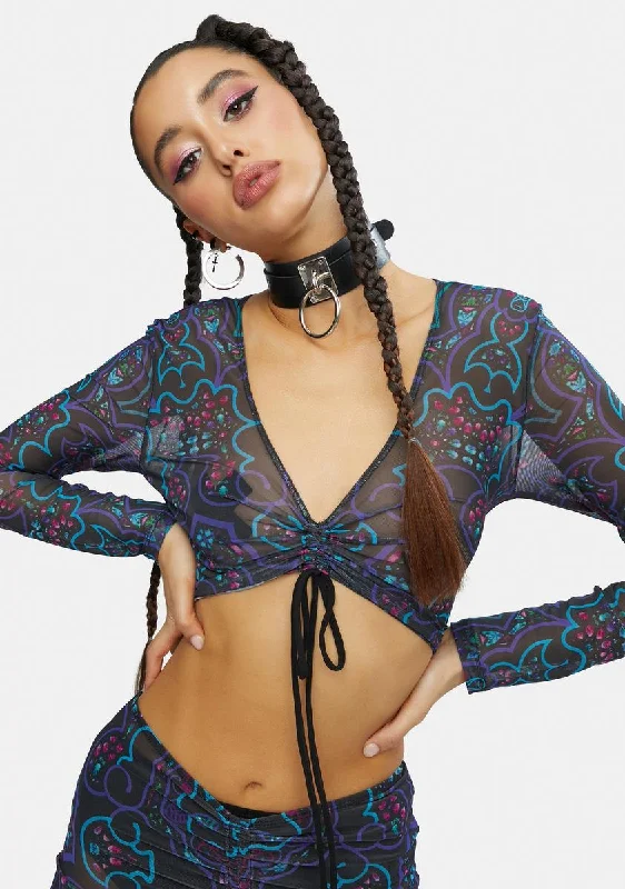 Rave Religion Mesh Top