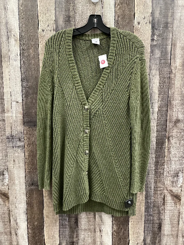 Sweater Cardigan By Cabi In Green, Size: S