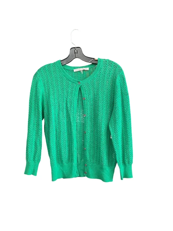 Sweater Cardigan By Trina Turk In Green, Size: M