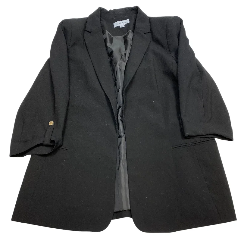 Blazer By Calvin Klein In Black, Size: Xl