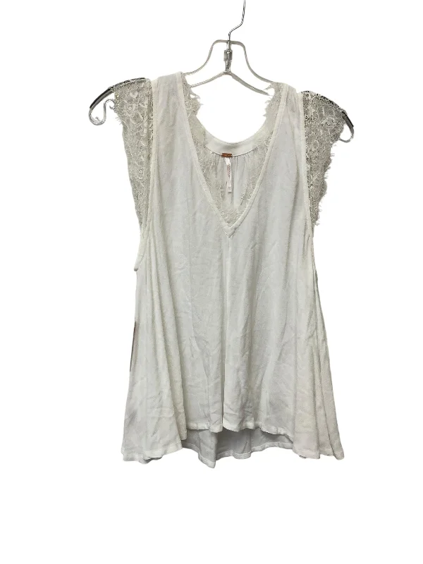 Top Sleeveless By Free People In White, Size: Xs