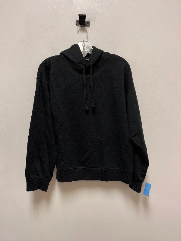 Sweatshirt Hoodie By Zara In Black, Size: S