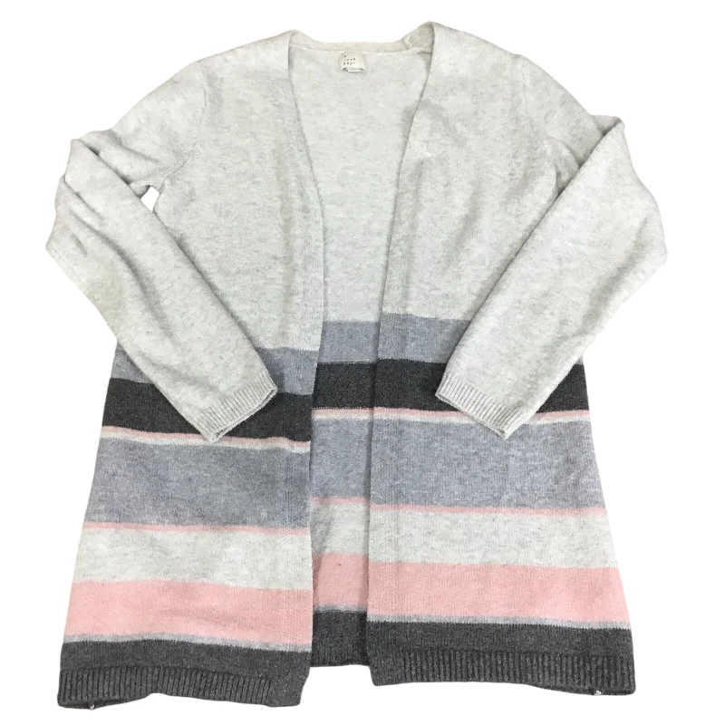 Sweater Cardigan By A New Day In Grey, Size: S