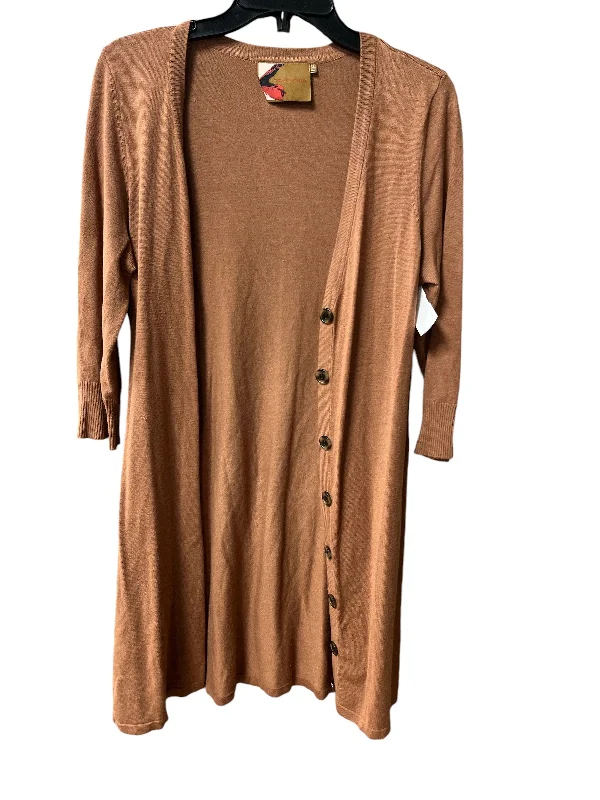 Sweater Cardigan By Cme In Brown, Size: M