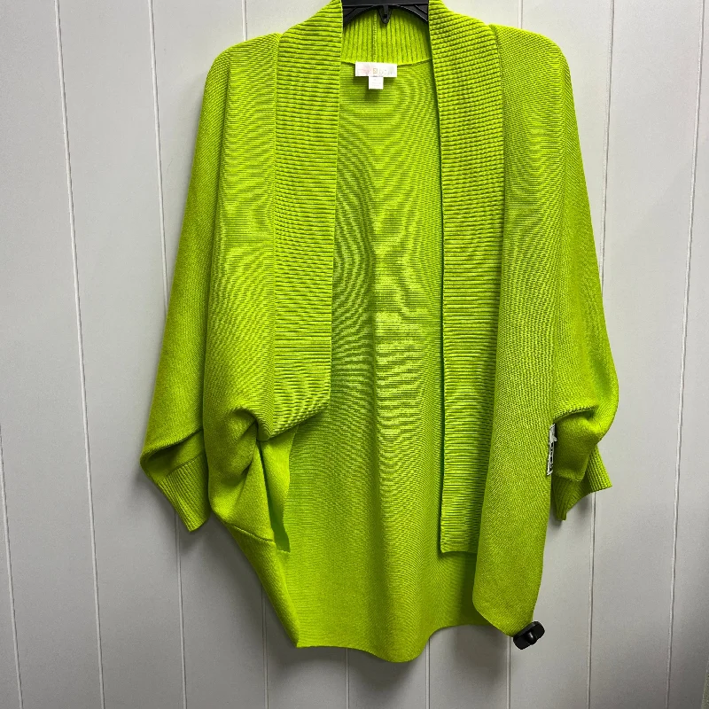 Sweater Cardigan By Belle By Kim Gravel In Green, Size: Xs