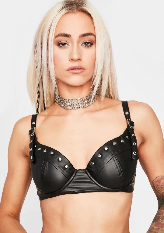 Coyote Queen Studded Bra Top