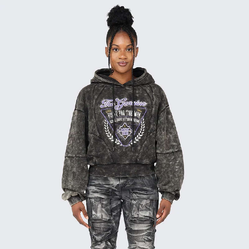 Oversized Pullover Hoodie - Graphite