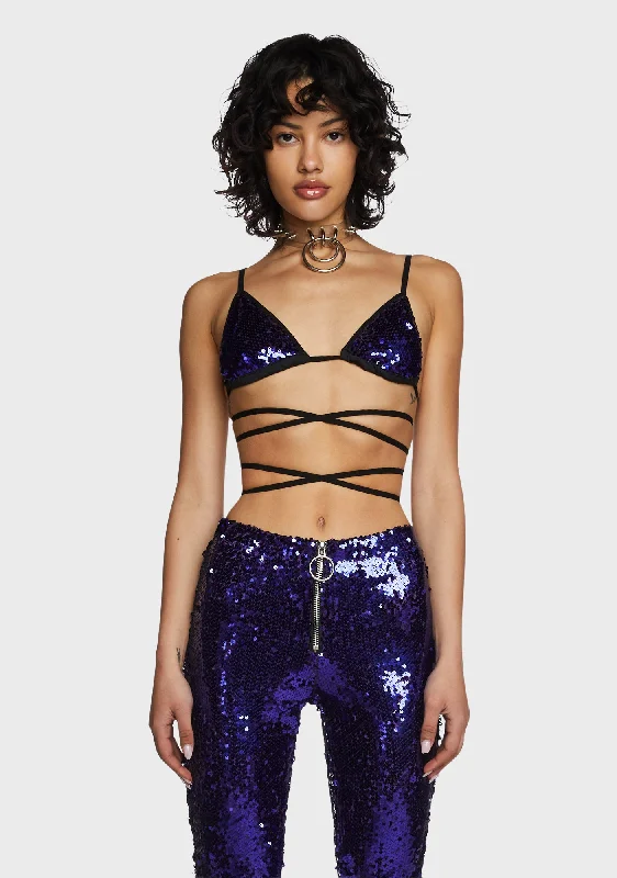 Infinity Dream Sequin Bra Top