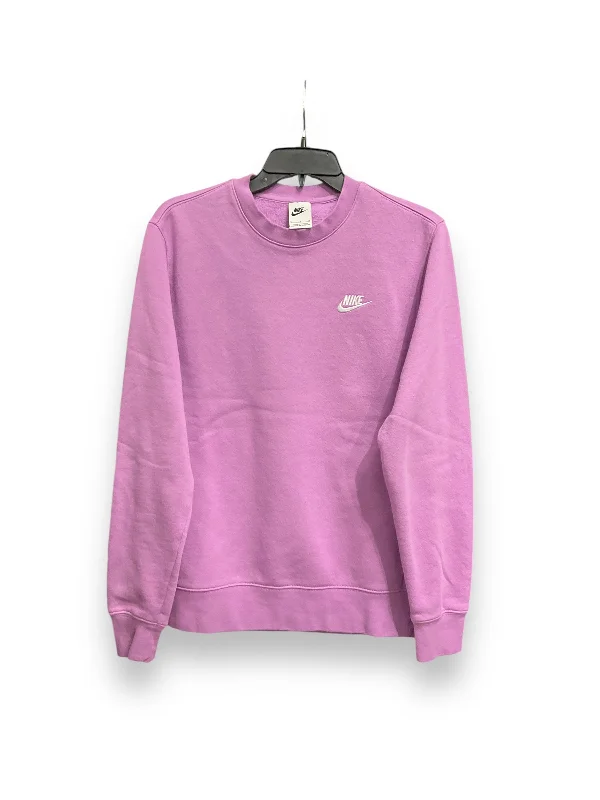 Athletic Sweatshirt Crewneck By Nike Apparel In Purple, Size: Sp