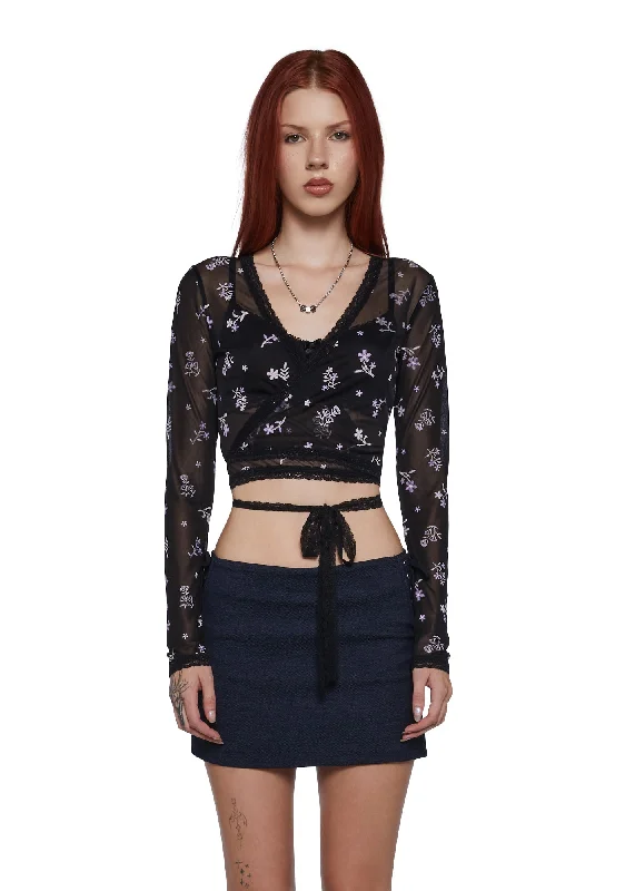 First Date Mesh Top