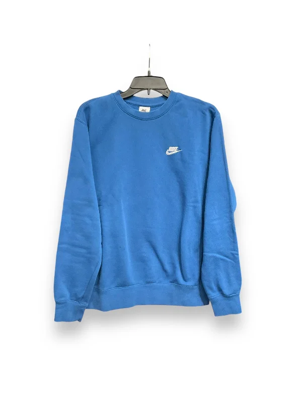 Athletic Sweatshirt Crewneck By Nike Apparel In Blue, Size: Sp