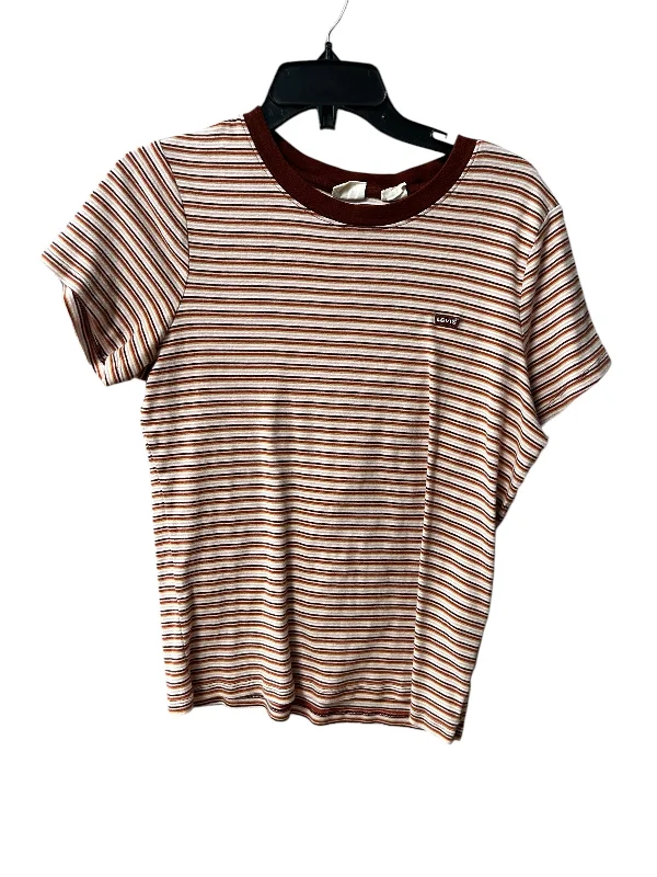 Top Short Sleeve Basic By Levis In Striped Pattern, Size: Xl