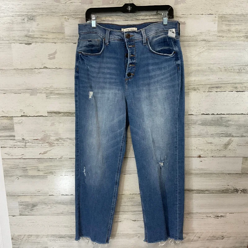 Jeans Straight By WHETHERLY In Blue Denim, Size: 12