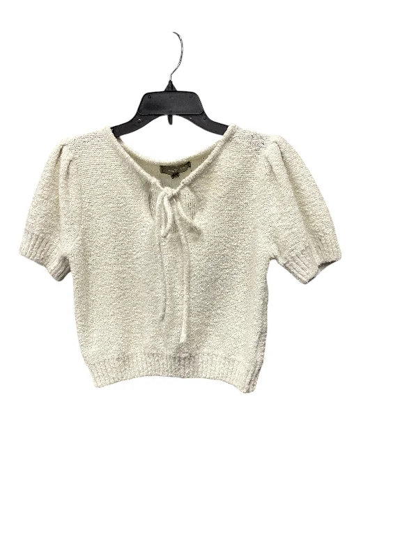 Top Short Sleeve By 4s13nna In Cream, Size: S