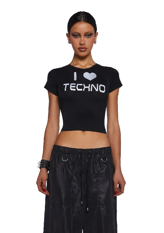 Techno Love Baby Tee