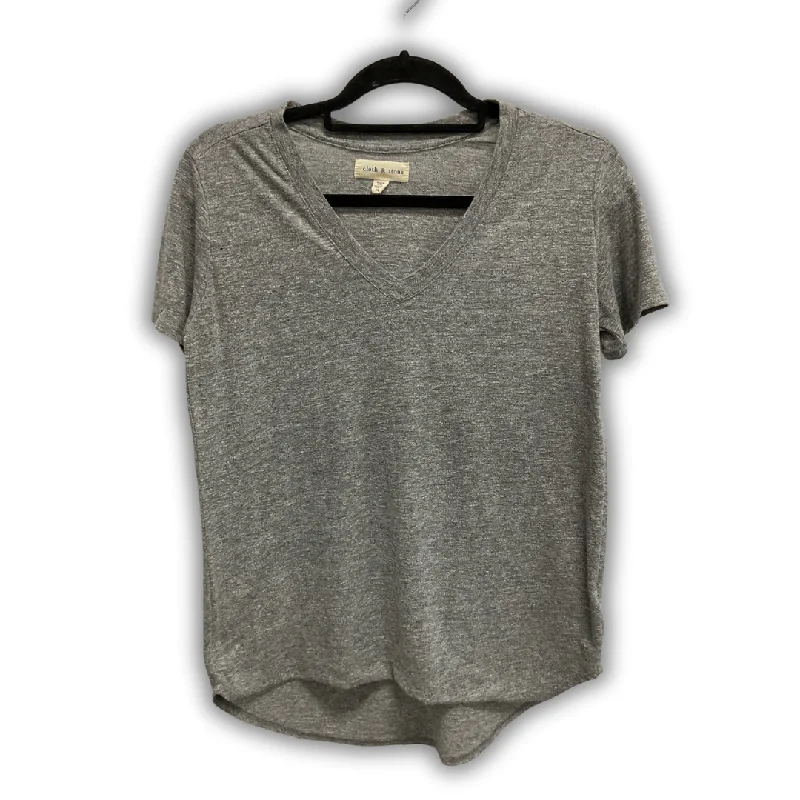 Top Short Sleeve Basic By Cloth & Stone In Grey, Size: Xs