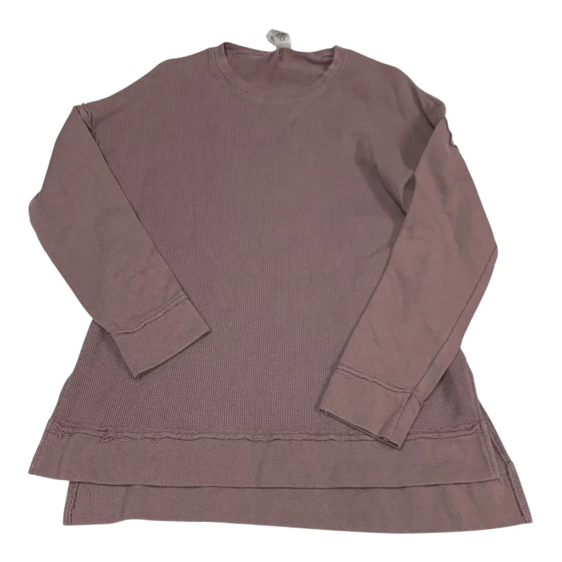 Top Long Sleeve By Mono B In Purple, Size: L