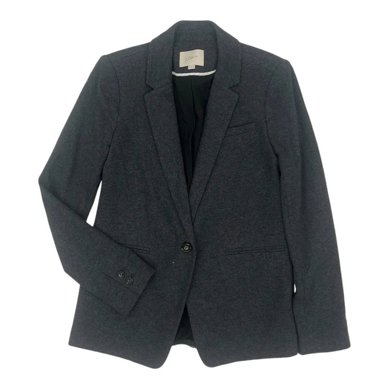 Blazer By Loft In Grey, Size:Xs