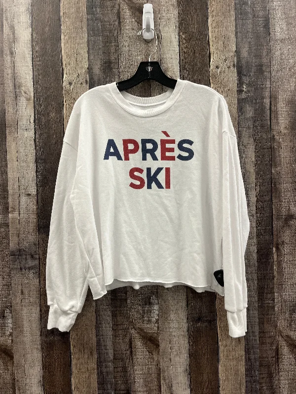 Sweatshirt Crewneck By Grayson Threads In White, Size: S