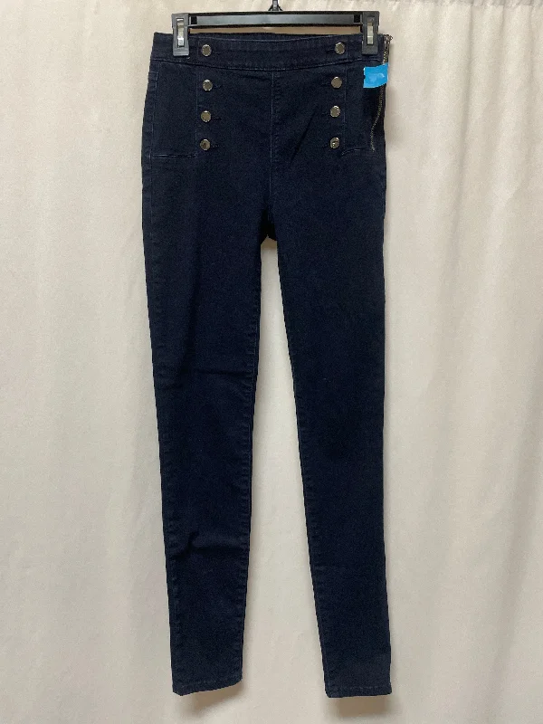 Jeans Skinny By White House Black Market In Blue Denim, Size: 2l