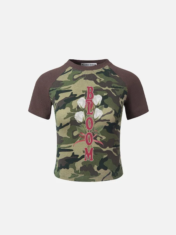 Aelfric Eden Camouflage Flower Print Tee