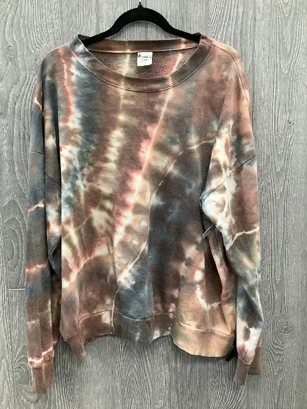 Sweatshirt Crewneck By No Boundaries In Multi-colored, Size: L