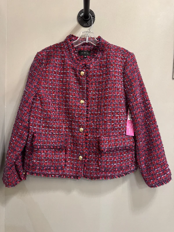 Blazer By Talbots In Purple & Red, Size: L