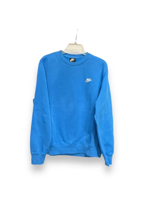 Athletic Sweatshirt Crewneck By Nike Apparel In Blue, Size: Sp