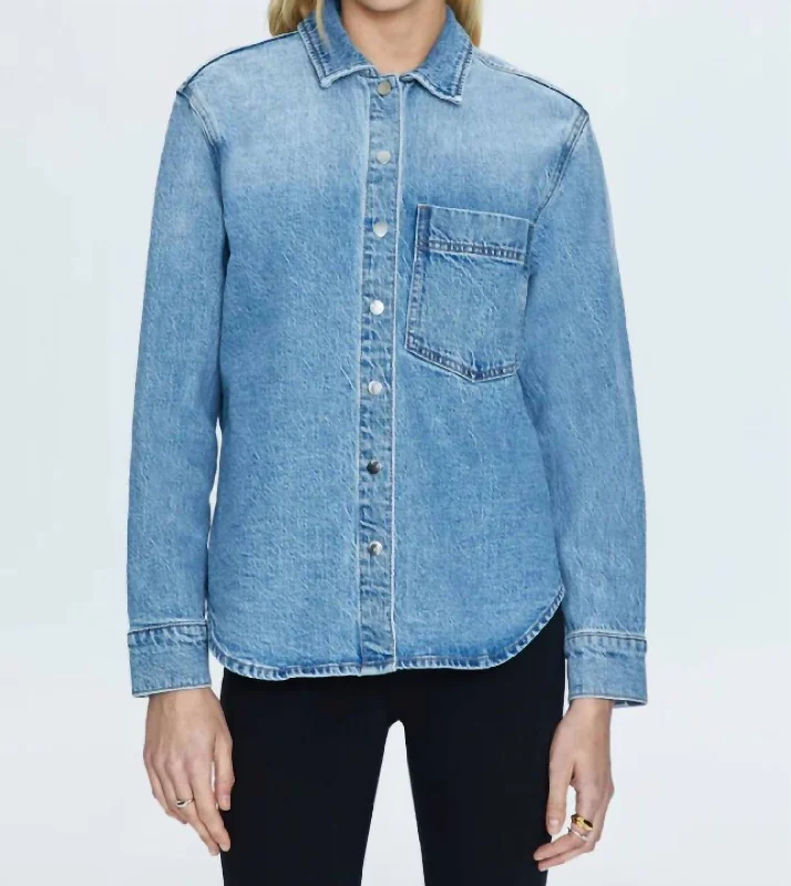 Liv Denim Shirt In Fonda