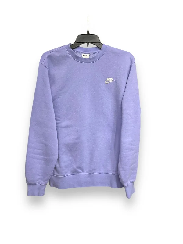 Athletic Sweatshirt Crewneck By Nike Apparel In Purple, Size: Sp