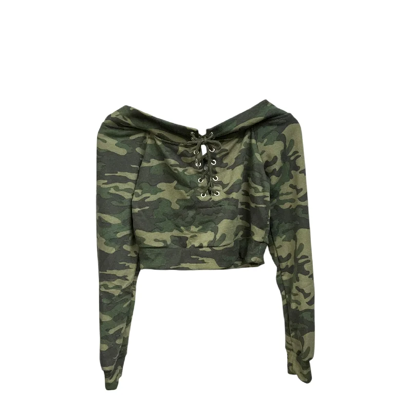 Top Long Sleeve By Rue 21 In Camouflage Print, Size: S