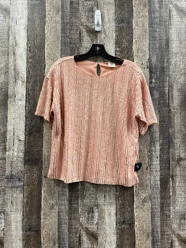 Top Short Sleeve By Matilda Jane In Coral, Size: S