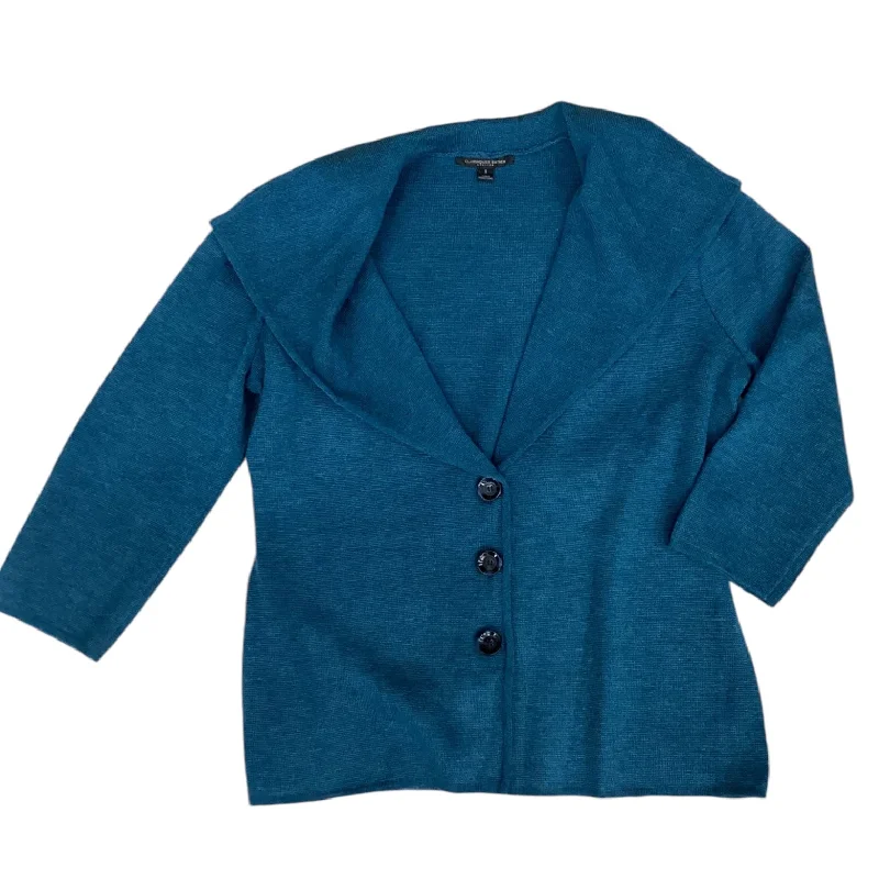 Sweater Cardigan By Classiques Entier In Blue, Size: S