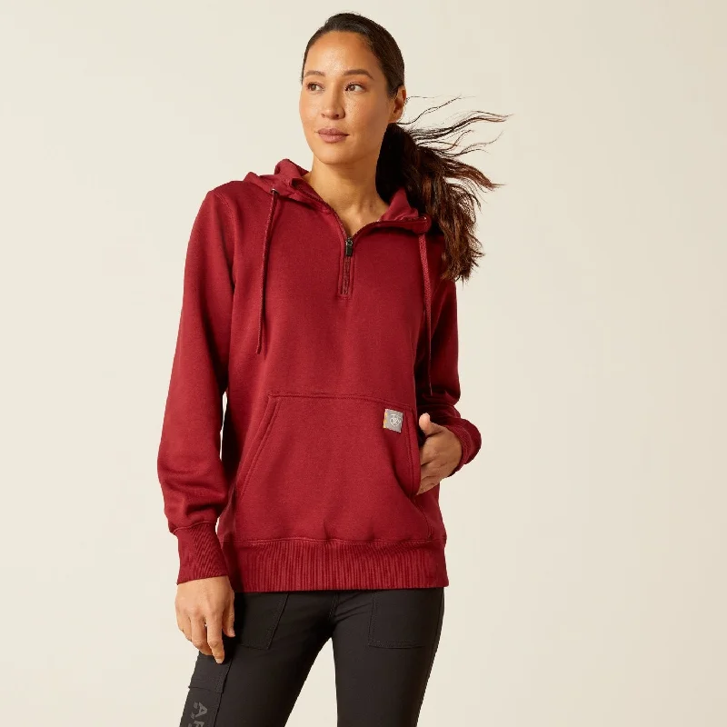 Ariat Women's Rebar Skill Set Half-Zip Hoodie