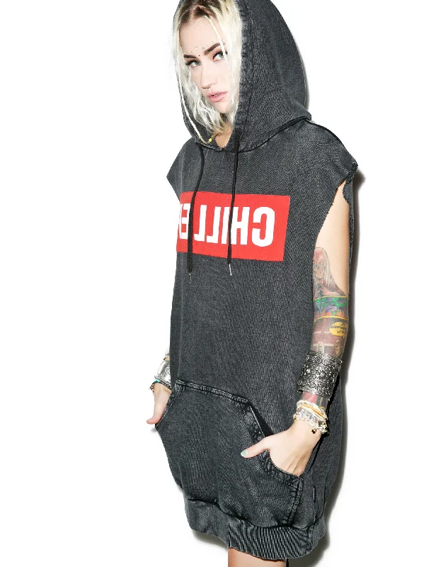 Chiller Sleeveless Hooded Sweater