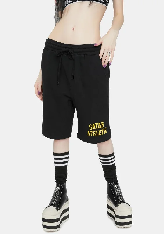 Satan Athletic Graphic Sweatshorts