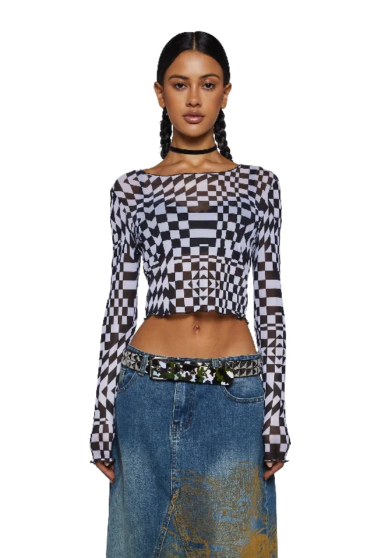 Mind Control Mesh Top