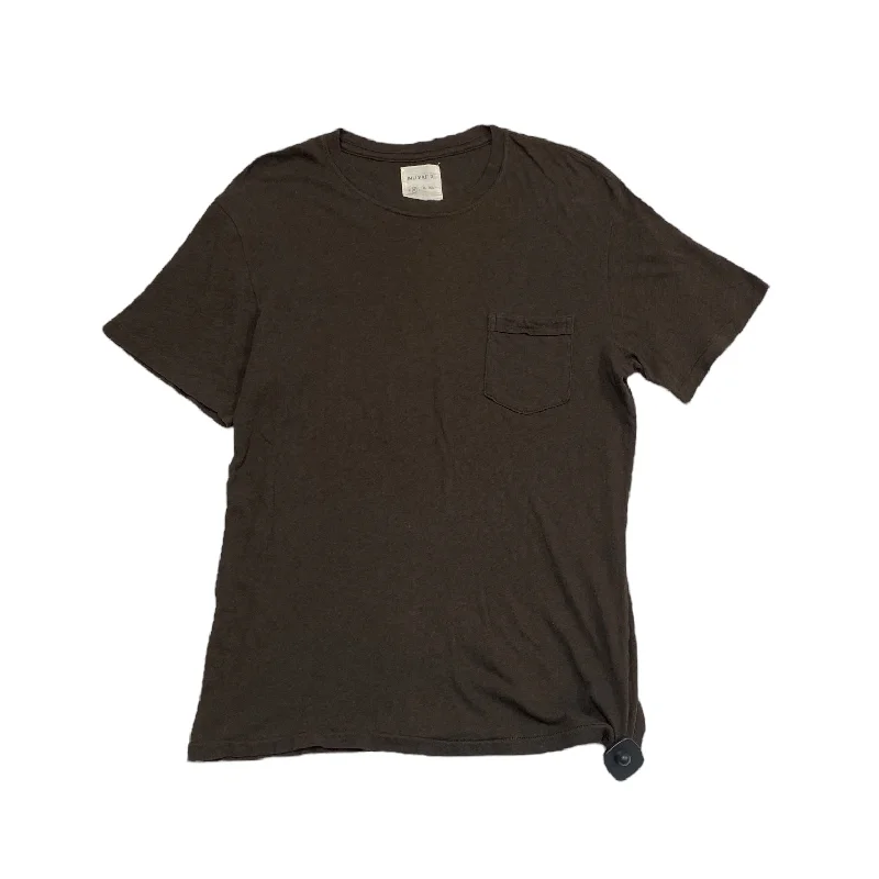 Top Short Sleeve Basic By Billy Reid In Brown, Size: M