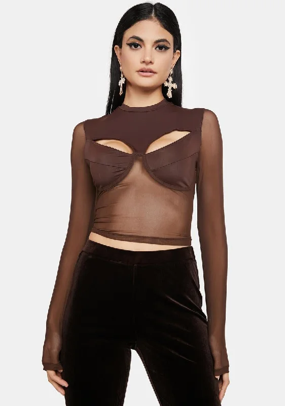 Cut Above The Rest Mesh Top