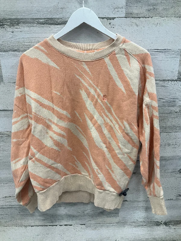 Sweatshirt Crewneck By Sweaty Betty In Peach, Size: L