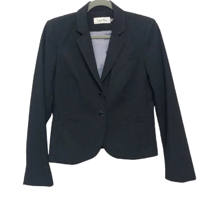 Blazer By Calvin Klein In Black, Size: 10p