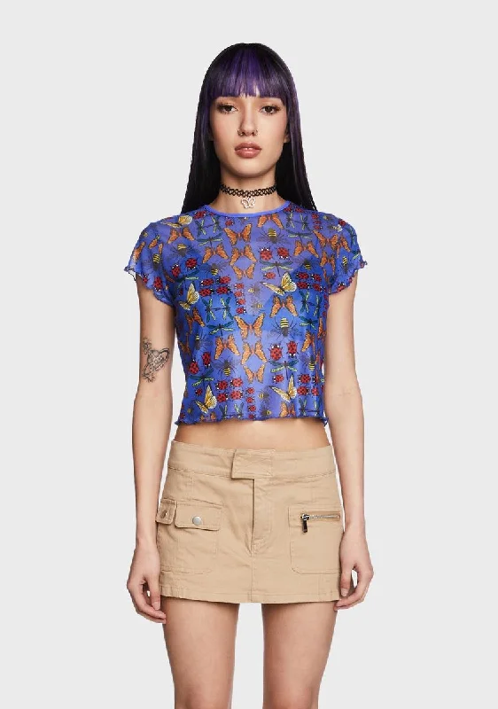 Buzz Off Mesh Top