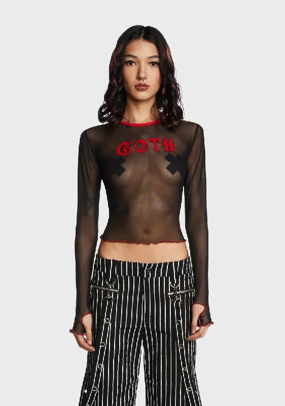 Easy To Read Mesh Top