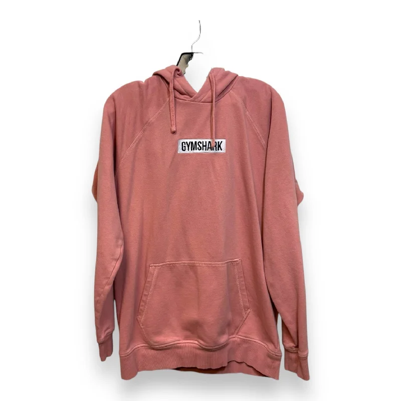 Sweatshirt Hoodie By Gym Shark In Pink, Size: M