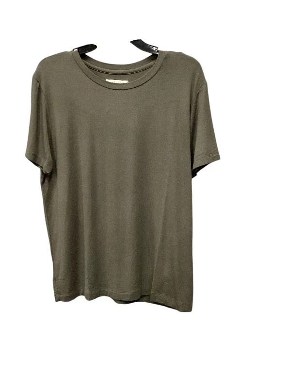 Top Short Sleeve Basic By Velvet By Jenny Graham In Green, Size: L