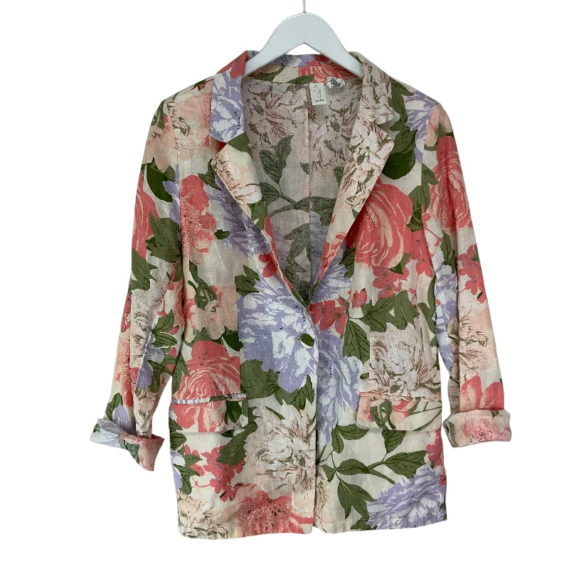 Blazer By Joie In Floral Print, Size: M