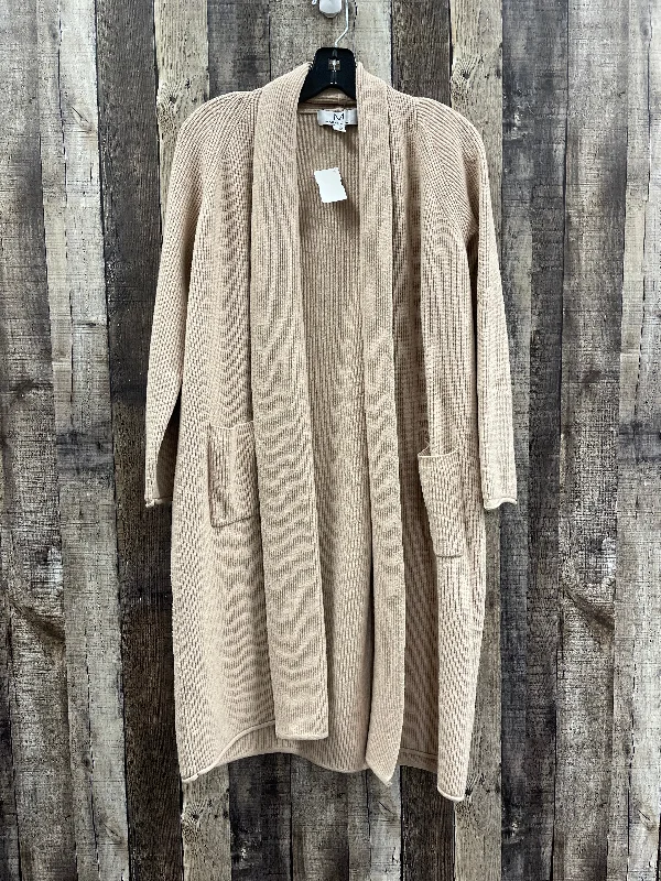 Sweater Cardigan By Cme In Beige, Size: M