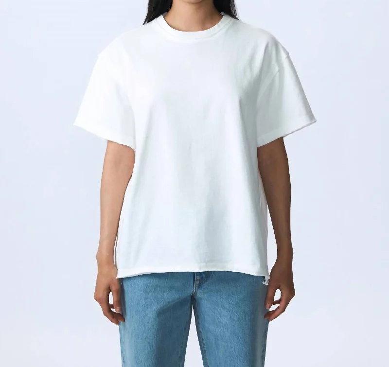 Oversize Tee In Natural White